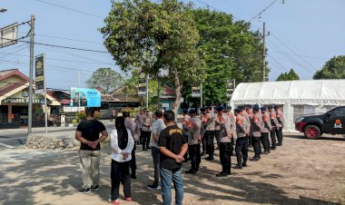 Antisipasi-Karhutla-Susulan-Gunung-Welirang,-Polres-Mojokerto-Dirikan-Posko-dan-Siagakan-Personel-Brimob