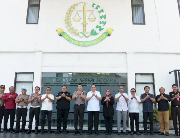 Kapolresta Sidoarjo Silaturahmi ke Kajari, Perkuat Sinergitas Penegakan Hukum