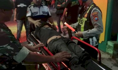 Gerak-Cepat-Polsek-Buduran-Tangani-Laka-Lantas,-Polisi-Sigap-Evakuasi-Korban-ke-Rumah-Sakit