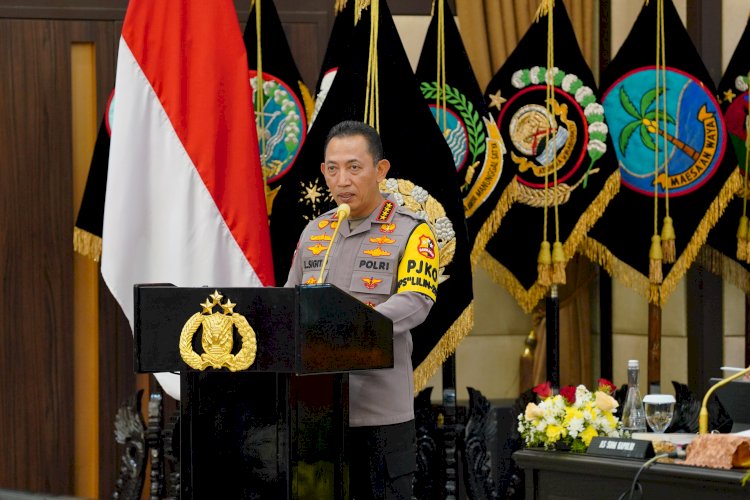 Dapat Apresiasi dari Sejumlah Lembaga Survei Kapolri Minta Jajaran Tak Berpuas Diri